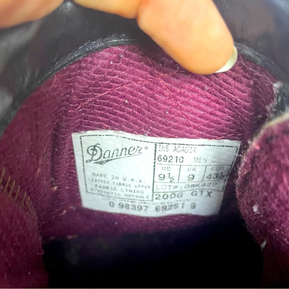 Danner Men’s Ins Acadia 8" 69210 Gore-Tex Tactical Leather Boots Black USA 9.5 - Picture 2 of 9